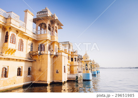The majestic lake Pichola, Rajasthan, India The majestic lake Pichola, Rajasthan, India 29651985