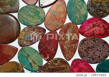 Colorful stones close up as background 29653689