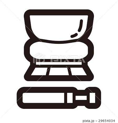 【アイコンシリーズ】モノトーン　ピクトグラム　 29654034