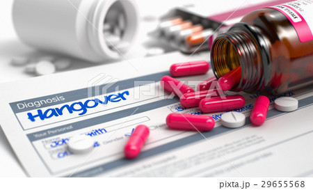 Hangover - Phrase in Differential Diagnoses. 3D Hangover - Phrase in Differential Diagnoses. 3D 29655568