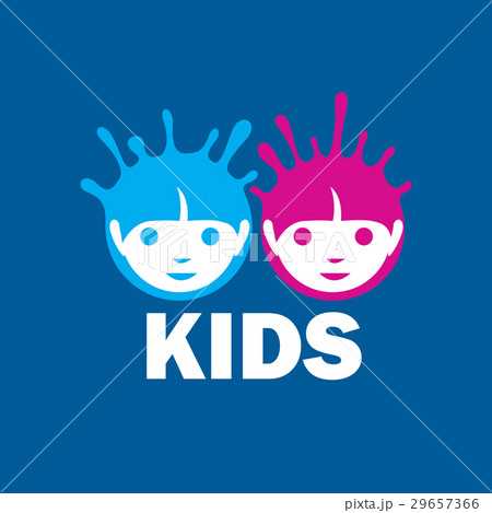vector logo kids 29657366
