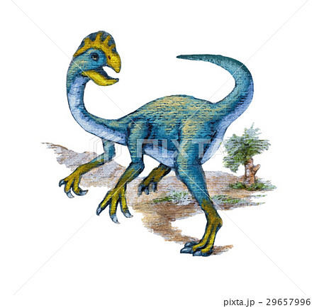 恐竜 オビラプトル きょうりゅう ジュラ紀 ジュラシックワールドのイラスト素材 29657996 Pixta
