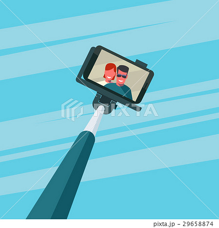 Couple taking selfie. 29658874