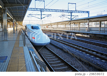 Shinkansen past Odawara Station Shinkansen past Odawara Station 29659072