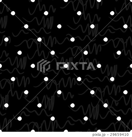 Geometric monochrome seamless pattern 29659410