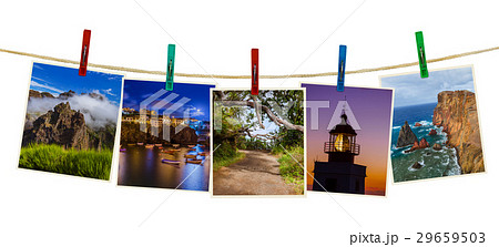 Madeira in Portugal images on clothespins 29659503
