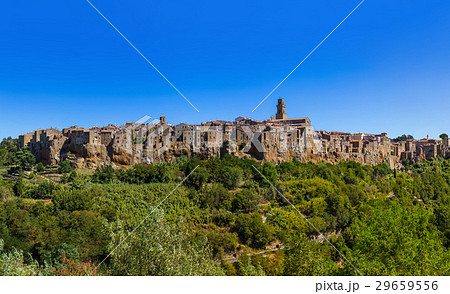 Pitigliano medieval town in Tuscany Italy Pitigliano medieval town in Tuscany Italy 29659556