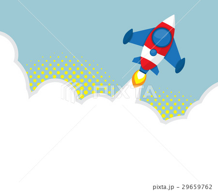 rocket launcher with halftone background 29659762