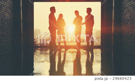 Team of business consultants are working Team of business consultants are working 29660423