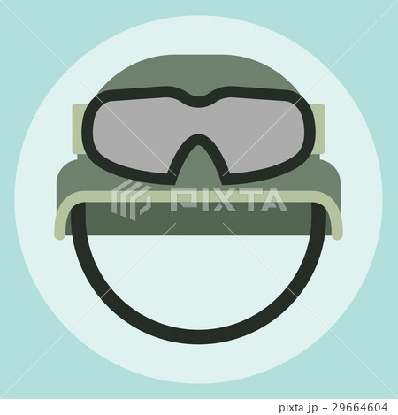 Military modern camouflage helmet army symbol of 29664604