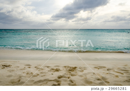 Panorama view of the turquoise Caribbean sea Panorama view of the turquoise Caribbean sea 29665281