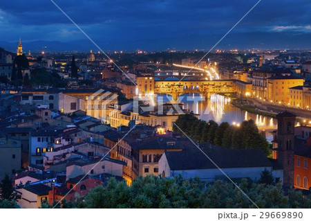Florence skyline night 29669890