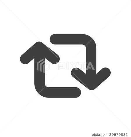 Switch arrow symbol icon vector 29670882