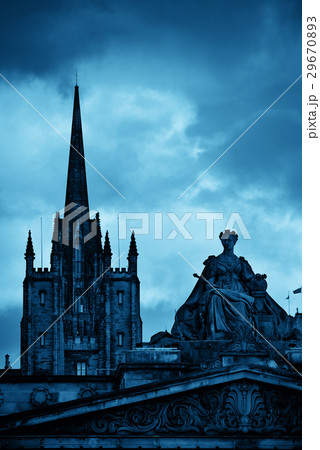 Edinburgh city street 29670893