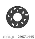 monochrome donut bakery icon 29671445