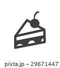Cake monochrome bakery icon 29671447