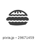 Pancake monochrome bakery icon 29671459