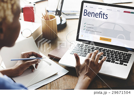 Car Insurance Benefits Compensation Concept 29671504