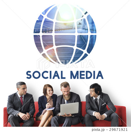 Social Networking Connection Global Communication 29671921