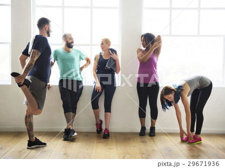 Workout Exercise Fitness Health Concept Workout Exercise Fitness Health Concept 29671936