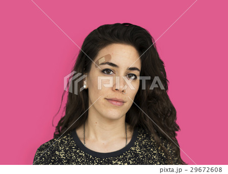 Woman Female Girl Attractive Pretty Worry Concept 29672608