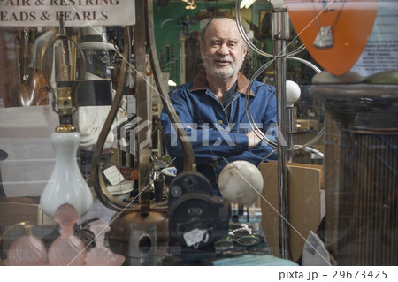 Antique store owner 29673425