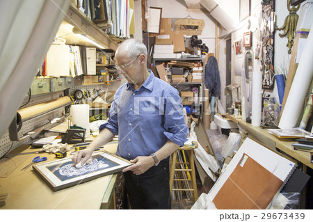 Frame shop owner Frame shop owner 29673439