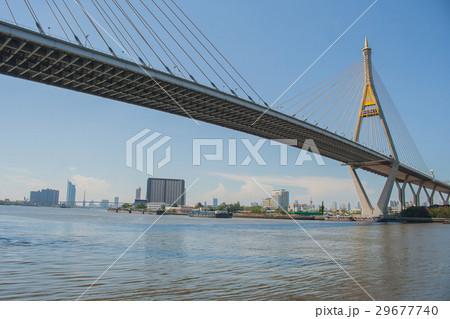 Bhumibol Bridge or Bridge of Industrial Rings. 29677740