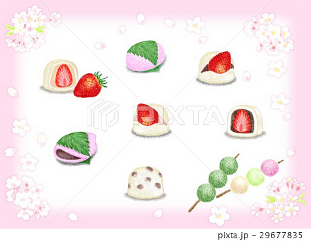 春の和菓子 29677835