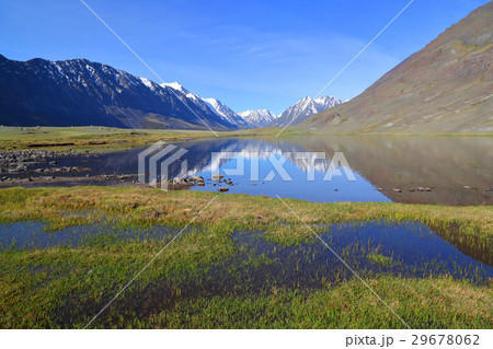 mountain landscape with lake 29678062
