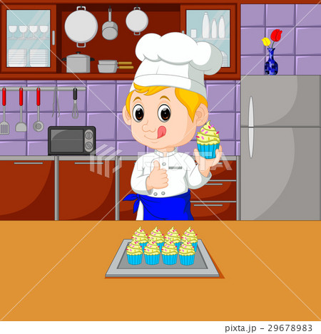 chefs with cooking set - Stock Illustration [29678983] - PIXTA