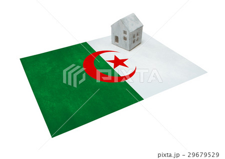 Small house on a flag - Algeria 29679529