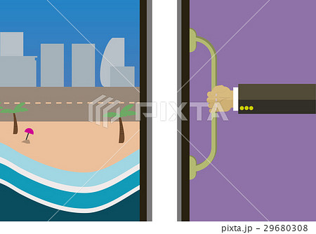 abstract vector next vacation time concept 29680308