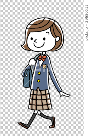 女學生:走路 女學生:走路 29680513