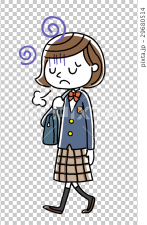 女學生:痛苦,沮喪 女學生:痛苦,沮喪 29680514