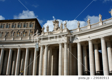 Bernini's colonnades and Saint Peter's (San Pietro Bernini's colonnades and Saint Peter's (San Pietro 29680913
