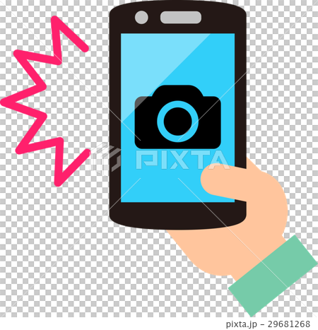 Smartphone Camera Function Stock Illustration