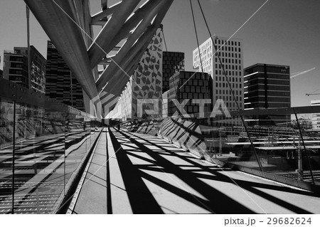 Akrobaten pedestrian bridge in Oslo, Norway Akrobaten pedestrian bridge in Oslo, Norway 29682624