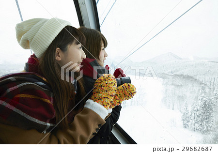 冬の女子旅 ロープウェイ 冬の女子旅 ロープウェイ 29682687