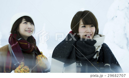 冬の女子旅　ロープウェイ 29682707