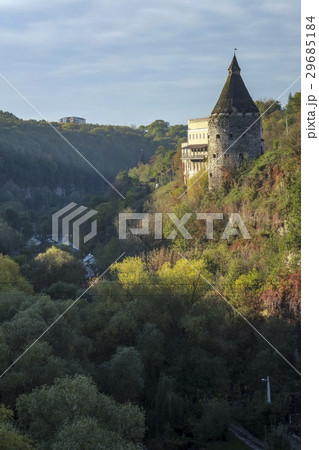 A watchtower above the canyon Kamianets-Podilskyi A watchtower above the canyon Kamianets-Podilskyi 29685184