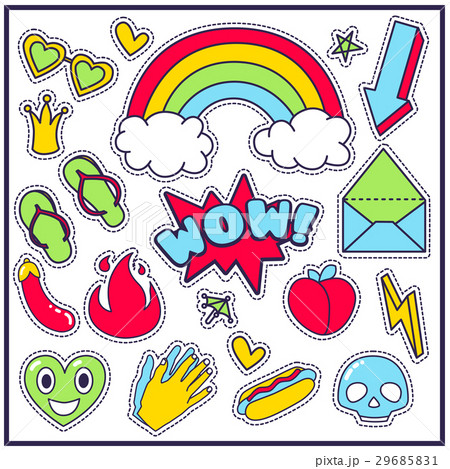 Fashion Summer Patch Badges Fashion Summer Patch Badges 29685831