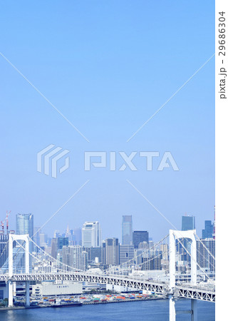 東京 都市風景 レインボーブリッジ 東京 都市風景 レインボーブリッジ 29686304