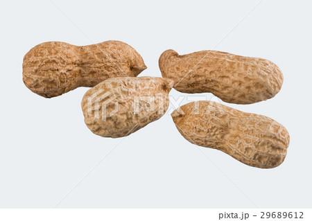 Groundnuts on a white background 29689612