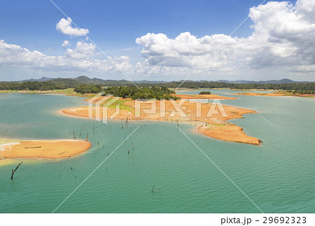 Aerial view of Gatun Lake, Panama Canal Aerial view of Gatun Lake, Panama Canal 29692323