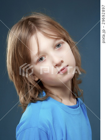 Portrait of a Boy with Blond Hair 29692897
