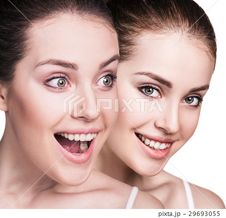 Woman's beauty faces with healthy skin. Woman's beauty faces with healthy skin. 29693055
