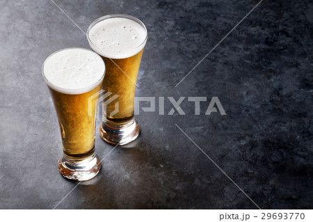 Lager beer glasses 29693770