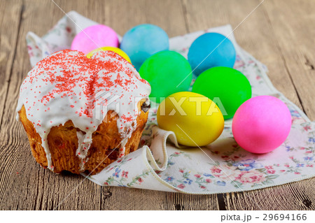 Kulitch Kulich Easter Bread Easter Eggs Kulitch Kulich Easter Bread Easter Eggs 29694166