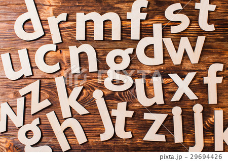Scattered big letters Scattered big letters 29694426